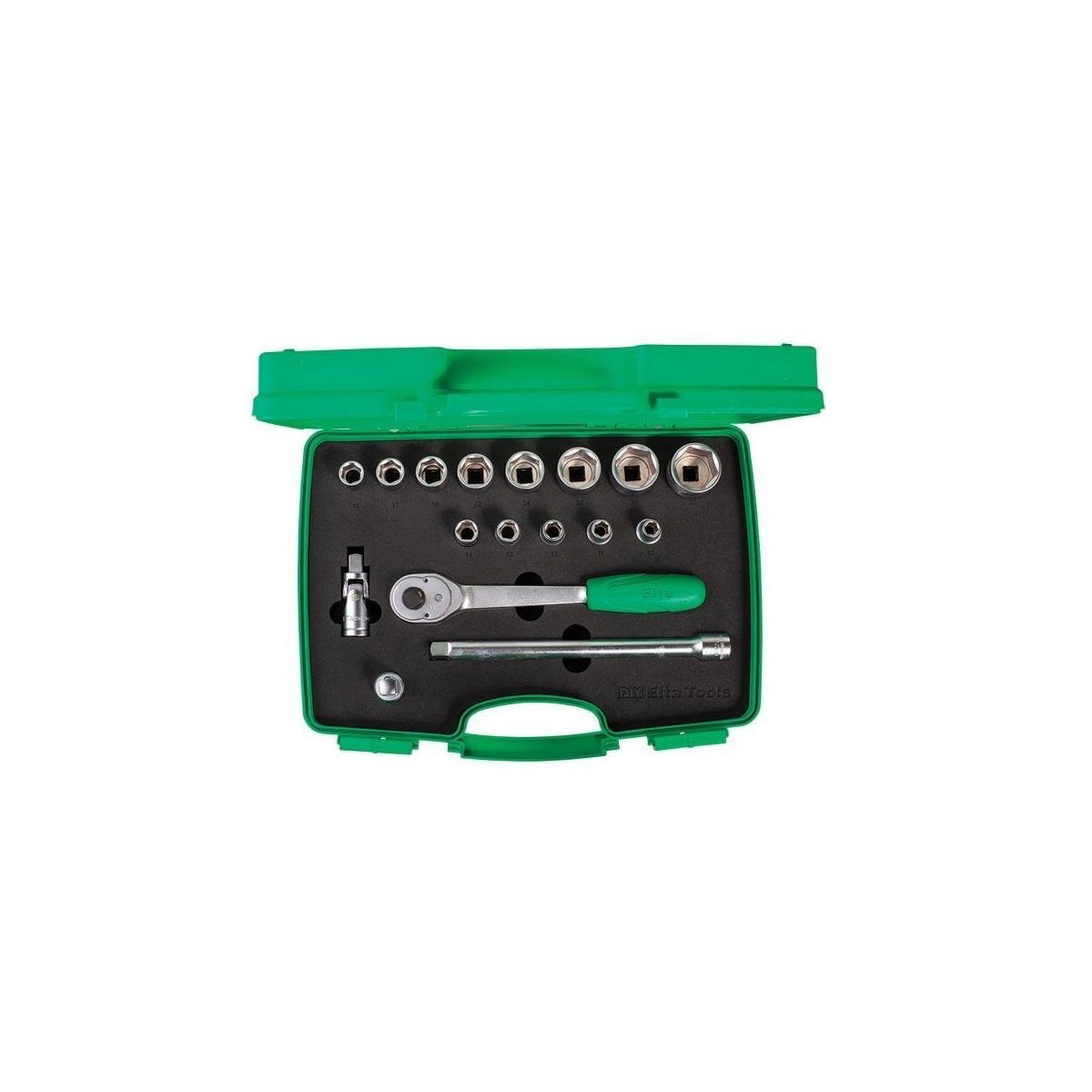Elta 1/2” Altı Köşe Lokma Anahtar Takımı (17 Parça, mm)