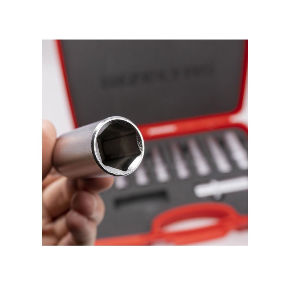 İzeltaş  1/2” Altı Köşe Derin Lokma Anahtar Takımı (10 parça mm)