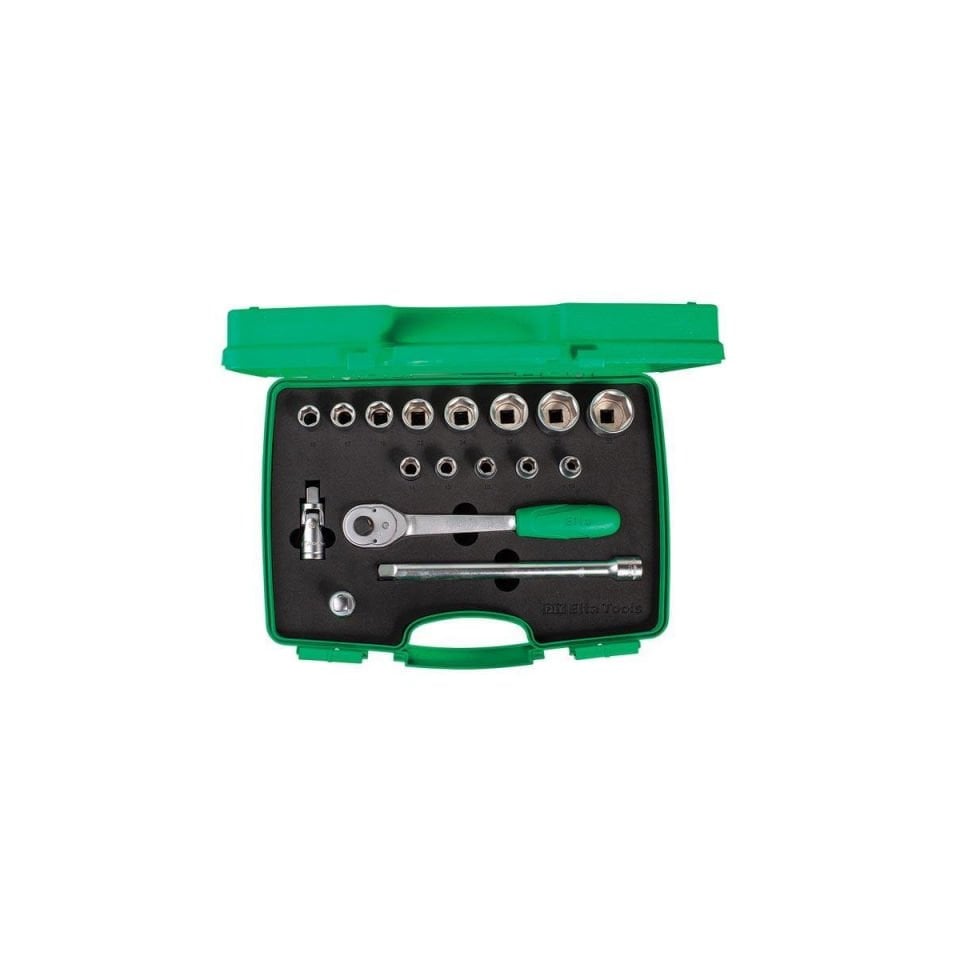 Elta  1/2” Altı Köşe Lokma Anahtar Takımı (17 Parça, mm)