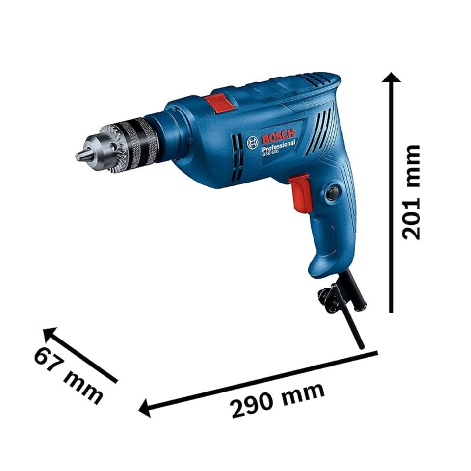 Bosch Profesyonel GSB 600 Darbeli Matkap