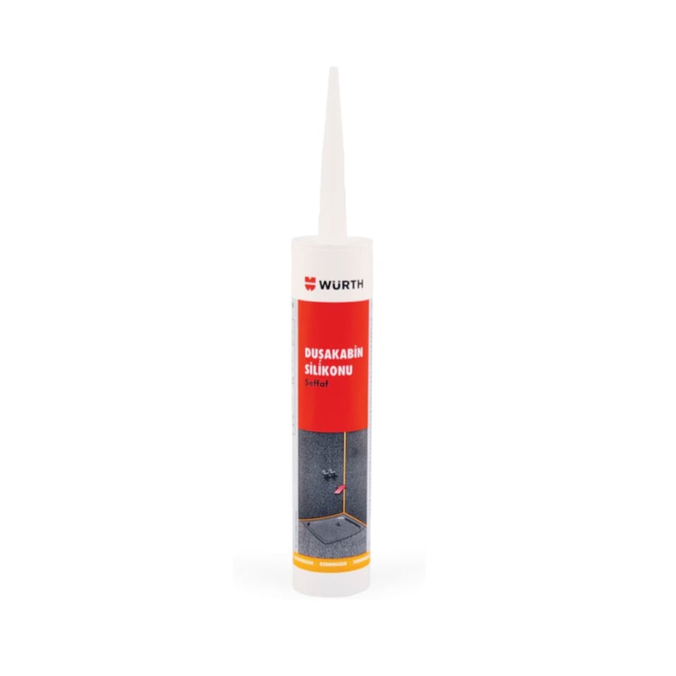 Würth Duşakabin Silikonu Şeffaf 310ML