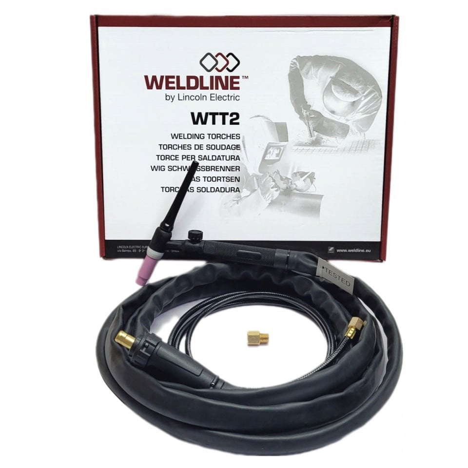 Lincoln Electric WTT2 26 EB 4 Metre Hava Soğutmalı TIG Torcu