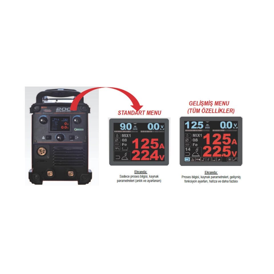 Lincoln Electric Speedtec 200C - Sinerjik Multi-Proses Kaynak Makinesi