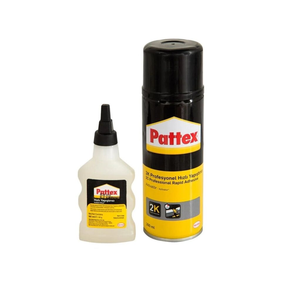 Pattex 2K Profesyonel Hızlı Yapıştırıcı - 400+100ml