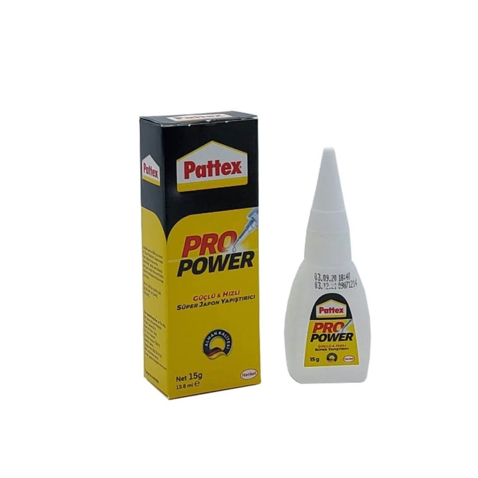 Pattex Pro Power Japon Yapıştırıcı 15 Gr - Hızlı ve Güçlü