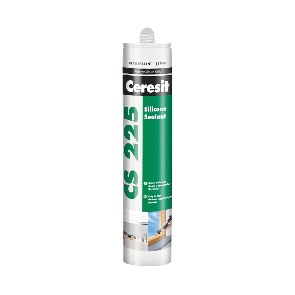 Ceresit CS 225 Şeffaf Silikon 280 Gr