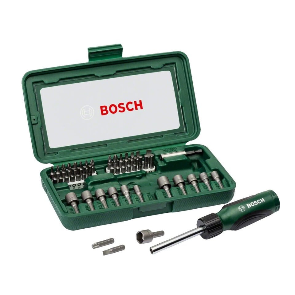 Bosch 2607019504 46 Parça Cırcırlı Tornavida Seti