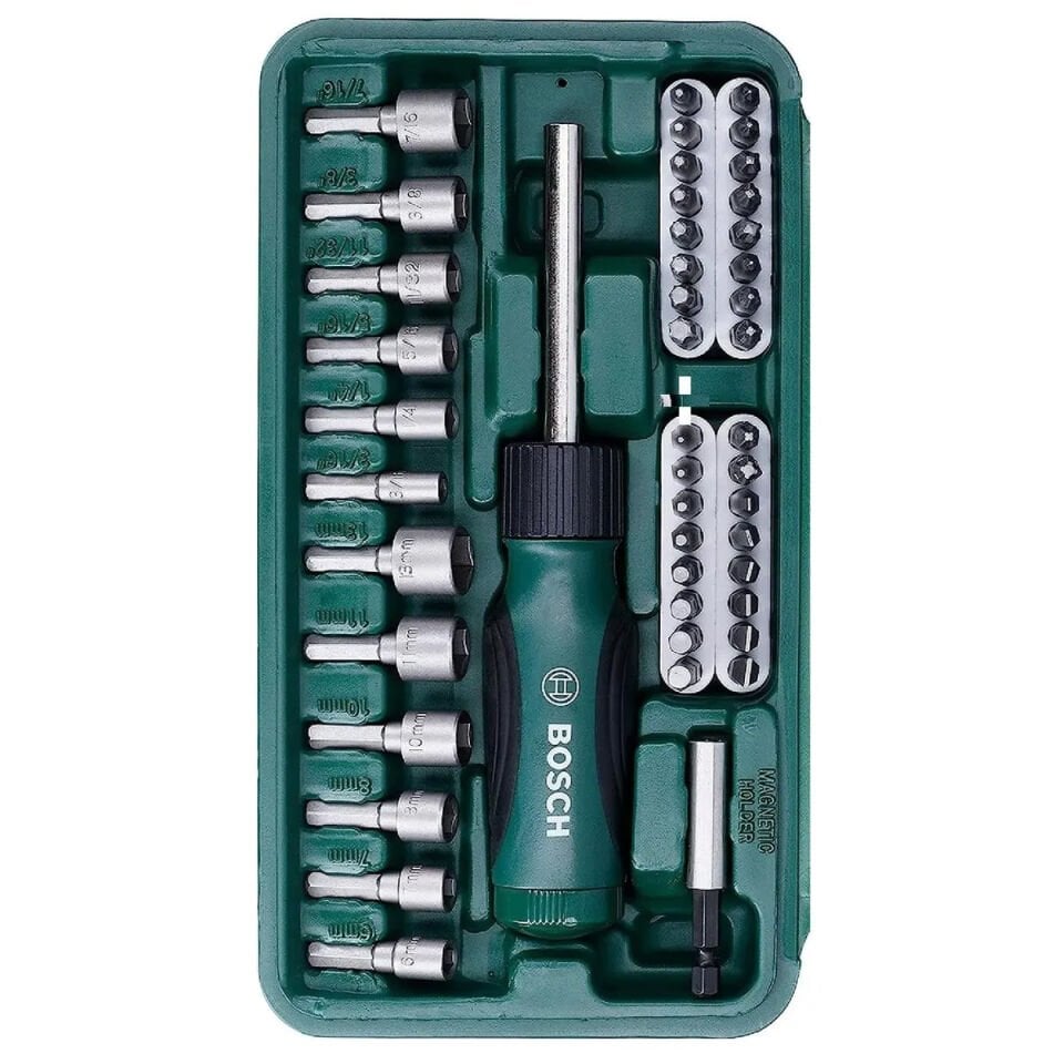 Bosch 2607019504 46 Parça Cırcırlı Tornavida Seti