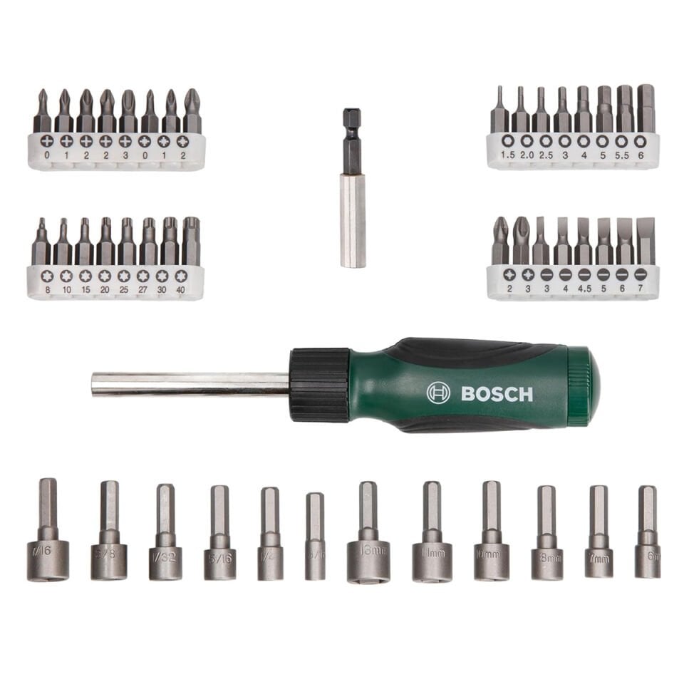 Bosch 2607019504 46 Parça Cırcırlı Tornavida Seti
