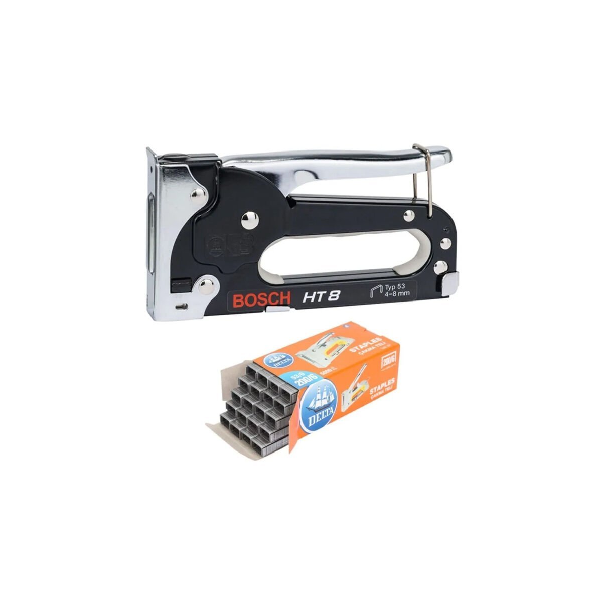 Bosch HT8 Mekanik Zımba Tabancası - Çok Amaçlı ve Dayanıklı (5.000 Zımba Dahil)