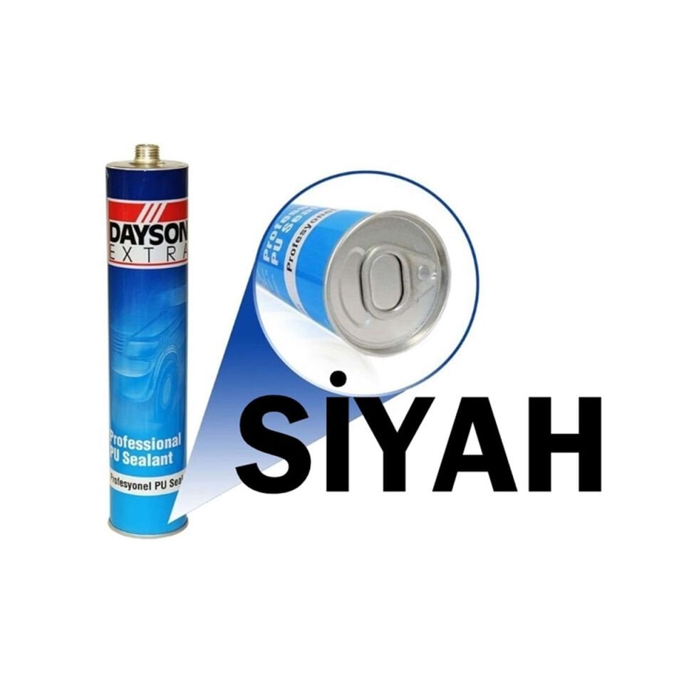 Dayson Siyah Poliüretan PU Mastik 280 Ml