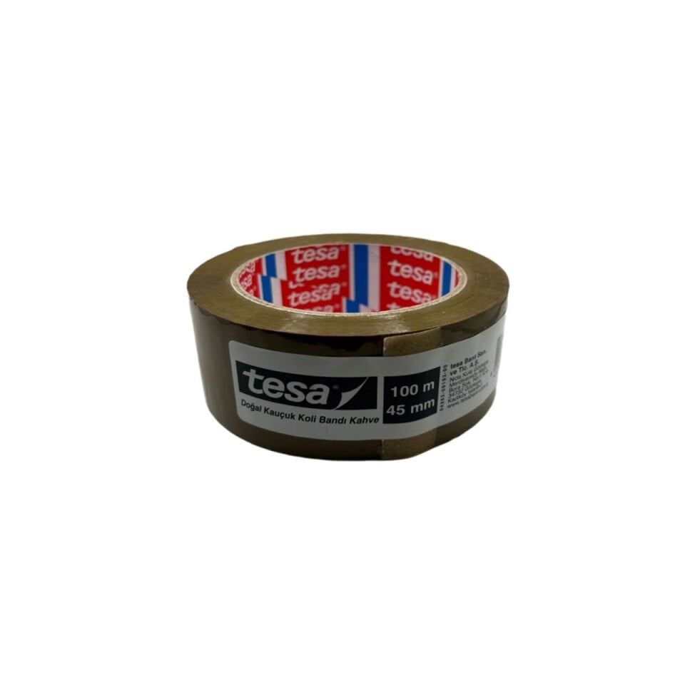 Tesa 4263 Doğal Kauçuk Koli Bandı Şeffaf 100Mt x 45 Mm