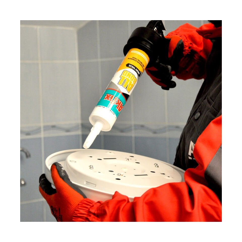 Akfix High Tack Genel Amaçlı Ultra Güçlü Montaj Yapıştırıcı Beyaz 290ML